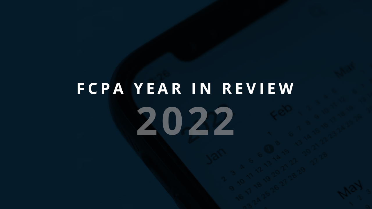 FCPA Year in Review 2022