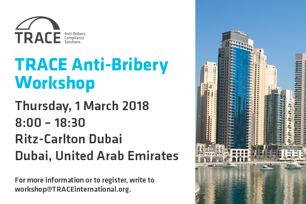 TRACE Anti-Bribery Workshop (Dubai)