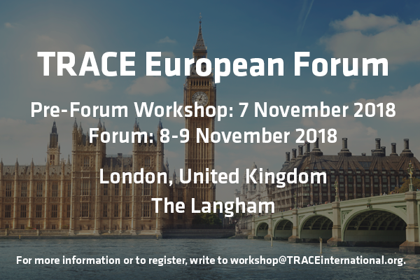 TRACE European Forum 2018