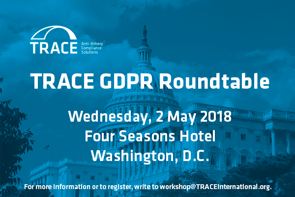 TRACE GDPR Roundtable