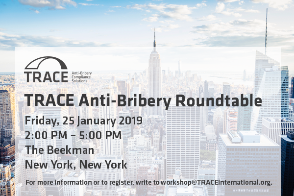 TRACE Anti-Bribery Roundtable (New York)