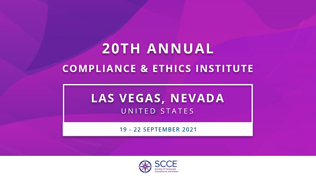 20th Annual Compliance & Ethics Institute