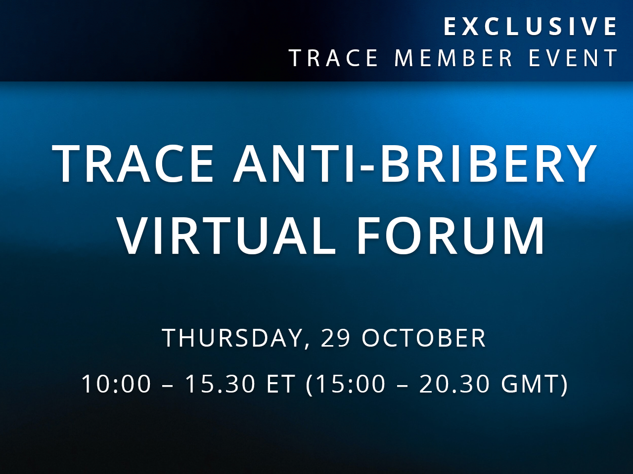 TRACE Anti-Bribery Virtual Forum